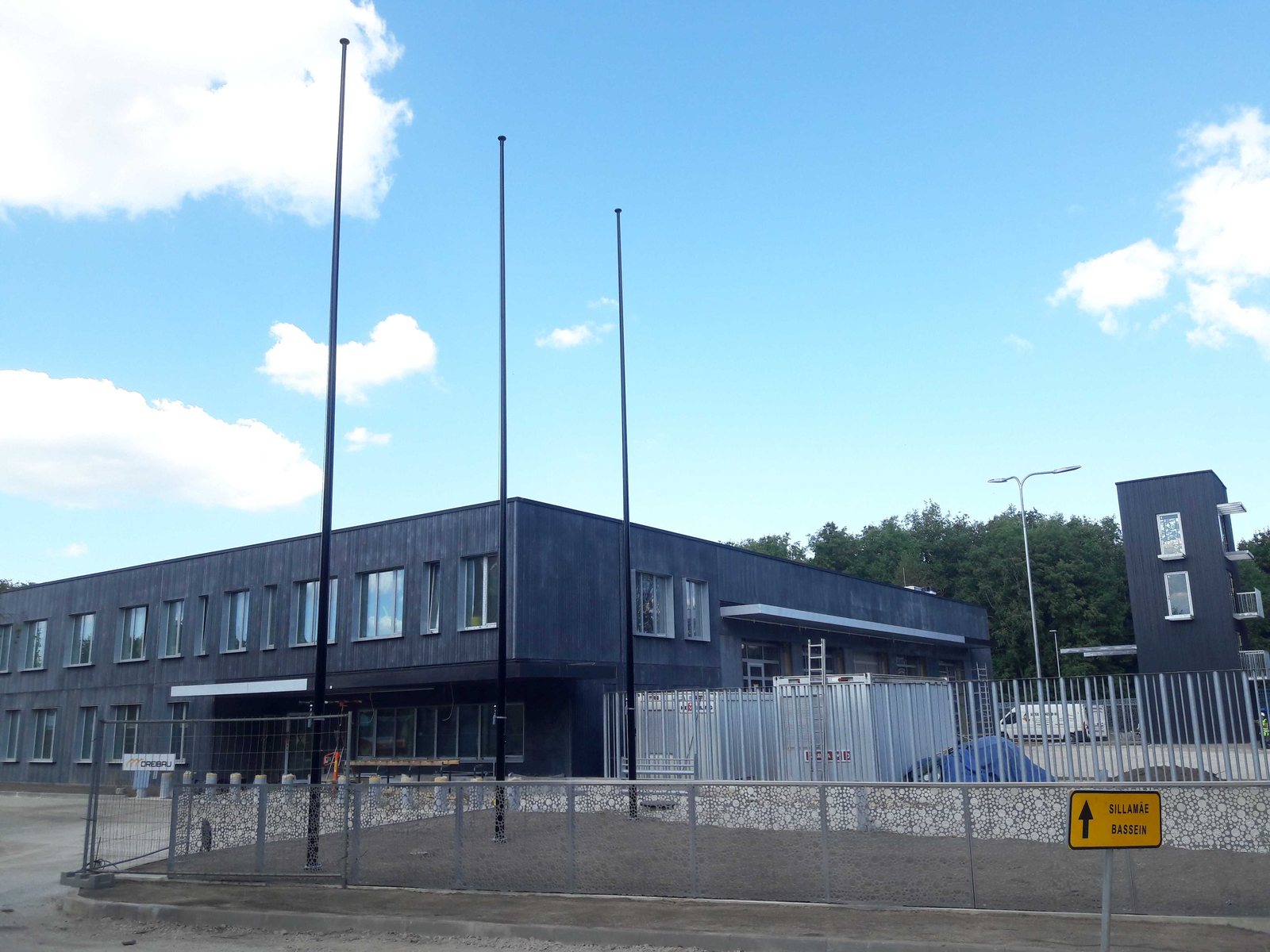 Sillamäe ühishoone lipumastid